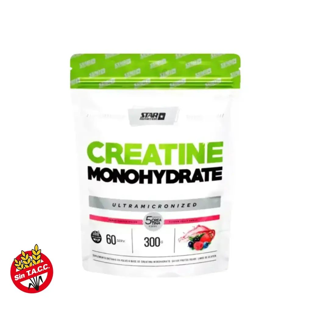 Creatina Star Nutrition Frutos Rojos 300 g 🍓